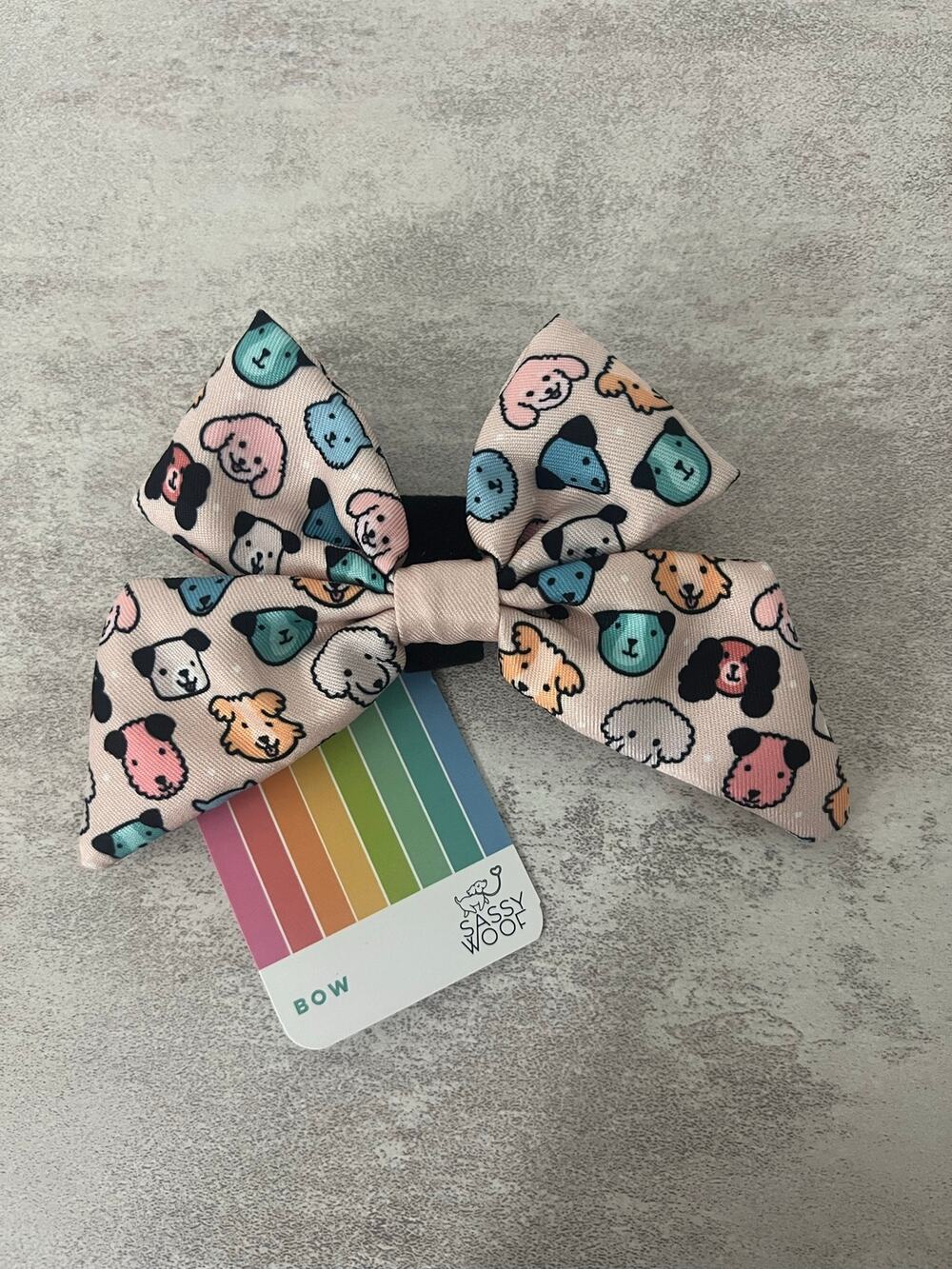 Sassy Woof Sailor Bow Mixed With Love NWT New Dog Cat Pet Bow Tie